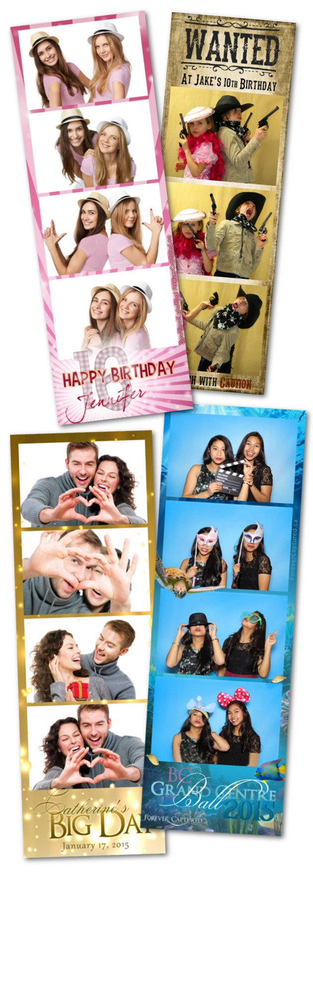 Photobooth rentals in Coquitlam, BC for weddings, events, and parties.